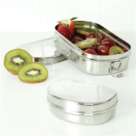 vintage stainless steel lunch box|rectangular small stainless steel boxes.